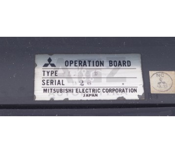 MITSUBISHI OPERATION BOARD MAZATROL CAM M-2 FRON OPERATOR PANEL