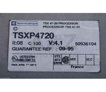 TELEMECANIQUE TSX 47 TSXP4720 V:4.1 