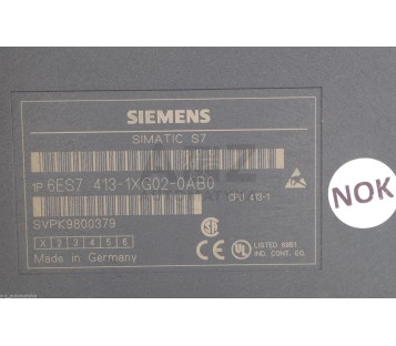 SIEMENS CPU 413-1 6ES7 413-1XG02-0AB0 6ES74131XG020AB0