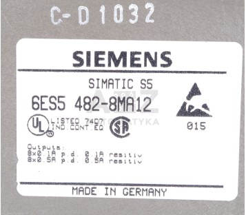 SIEMENS SIMATIC S5 6ES5 482-8MA12 6ES54828MA12