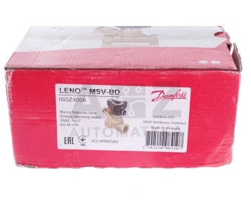 DANFOSS LENO  MSV-BD MSVBD  003Z4004  ! NEW !