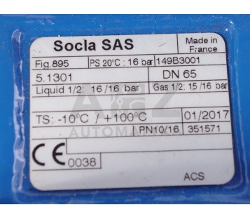 SOCLA SAS FIG. 895 149B3001 5.1301 51301   ! NEW !