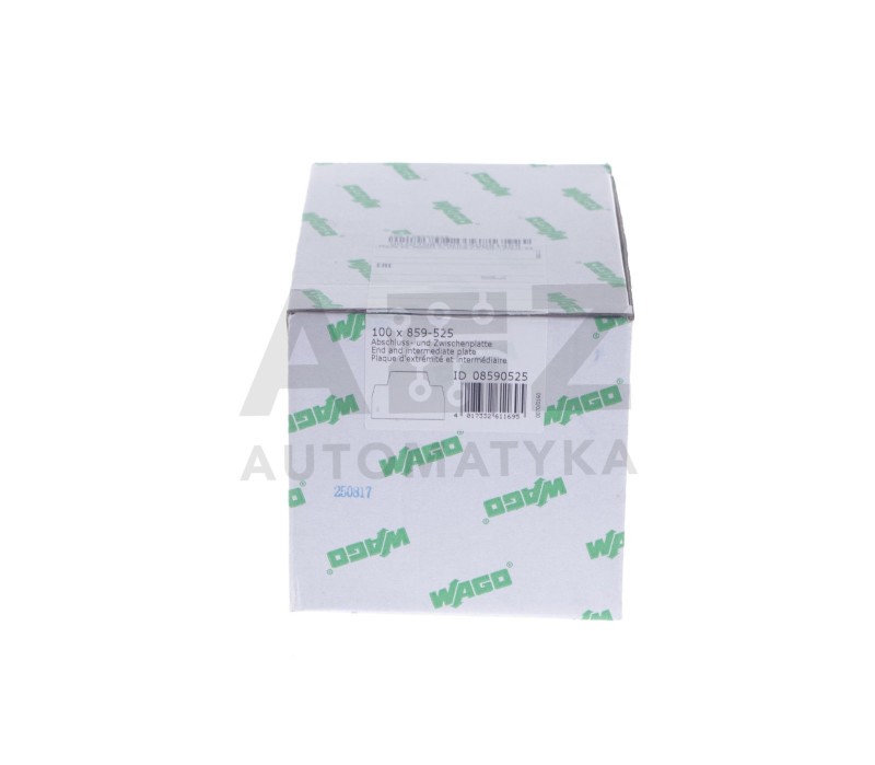 WAGO 859-525  859525 TERMINAL BLOCK ACCESSORIES END PLATE ! 100PCS ! NEW !