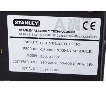 STANLEY Q3000P SIGMA MODULE 21A100301