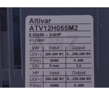 SCHNEIDER ALTIVAR ATV12H055M2 