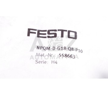 FESTO NPQM-D-G18-Q8-P10  NPQMDG18Q8P10  558663 ! 10PCS ! new !