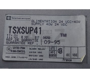TELEMECANIQUE ALIMENTATION 24 TSXSUP41 