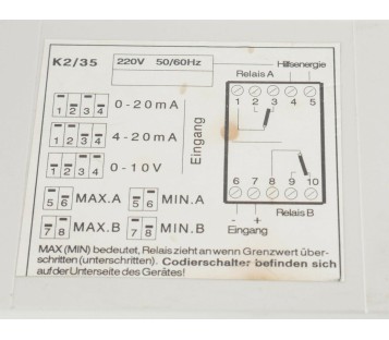 Grenzwertmelder K2/35 K235 