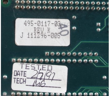 PERCEPTRON 96K DSP 500-0192 5000192 REV.B 495-0191-00 495-0117-03 495019100 4950