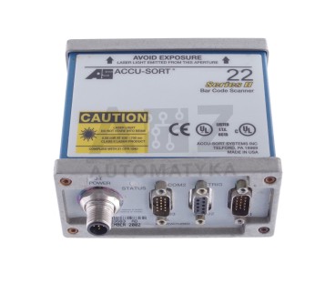 ACCU SORT 22 ACCUSORT BAR CODE SCANNER SERIES 2