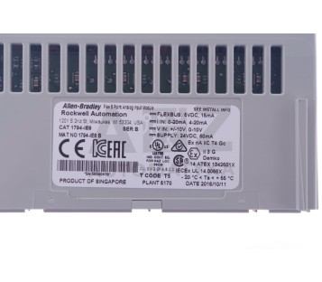 ALLEN BRADLEY ROCKWELL AUTOMATION 1794-IE8  1794IE8   ! NEW !