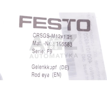 FESTO CRSGS-M12X1.25  CRSGSM12X125  195583 Piston rod attachments Rod eye ! NEW