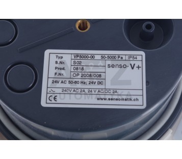 SENSOMATIK VP5000-00  VP500000 50-5000 PA SENSO-V+
