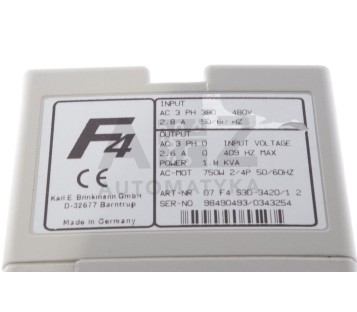 KEB F4 07.F4.S3D-3420/1.2  07F4S3D342012 