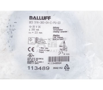 BALLUFF BES 516-383-E4-C-PU-03  BES516383E4CPU03 113489 ! NEW !