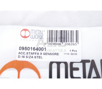 METAL WORK PNEUMATIC 0950164001 ACC.STAFFA X SENSORE ! 4PCS  ! NEW !