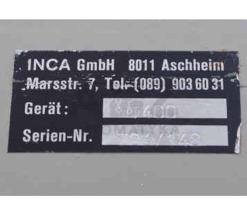 INCA MT 400 MT400 