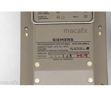 SIEMENS SIMATIC PG 605 U (PG605U) 6ES5 605-8RB12  RS COMPONENTS 628-210 