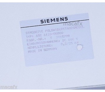 SIEMENS SIMODRIVE 6SC 6110-0GB00 (6SC61100GB00)