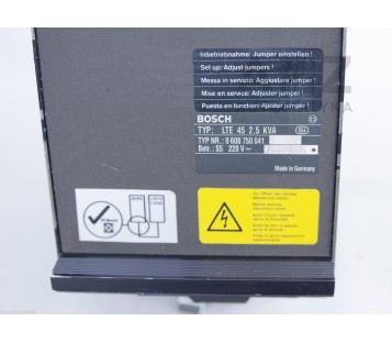 BOSCH LTE 45 LTE45 LTE-45 2.5kVA 0608750041