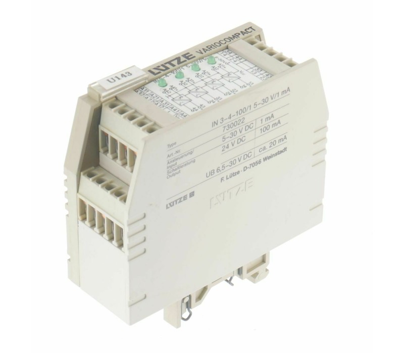 LUTZE IN 3-4-100/1 5-30 V/1mA IN3-4-100/1 730022 