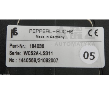 PEPPERL + FUCHS WCS2A WSC-MP1 + WCS2A-LS311 184036 WCS2ALS311 ! NEW !
