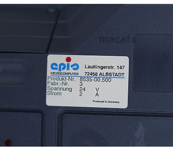 EPIS 8535-00.500 CONTROL PANEL 