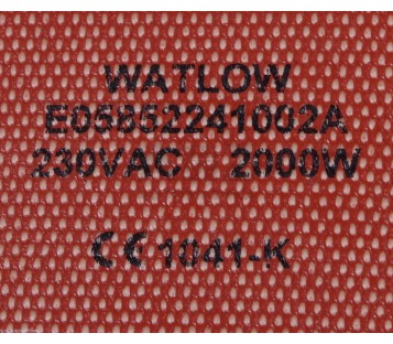 WATLOW 230VAC 2000W 59x224cm 23,2x88,2" Silicone Rubber Heater ! NEW !