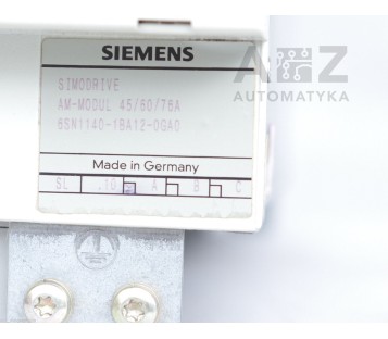 SIEMENS SIMODRIVE AM-MODUL 45/60/76A 6SN1140-1BA12-0GA0 6SN11401BA120GA0