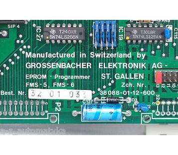 Grossenbacher FMS-5 / FMS-6 EPROM PROGRAMMER 3201033 ( 32 01 033 / 32-01-033 )