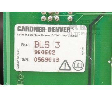 DGD GARDNER-DENVER BLS3-4 BLS3 960602 ! NEW !