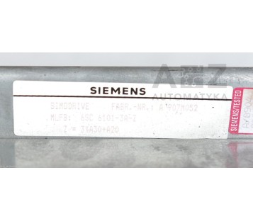 SIEMENS SIMODRIVE 6SC 6101-3A-Z 6SC-6101-3A-Z 6SC61013AZ RACK CHASIS