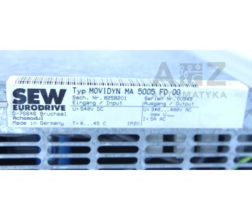 SEW EURODRIVE MOVIDYN MA 5005 FD 00 MA-5005-FD-00 MA5005FD00 8258201