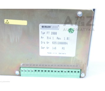 BERGER LAHR FT 2000 FT2000 FT-2000 62512000004  314.1 SG040-0015.00