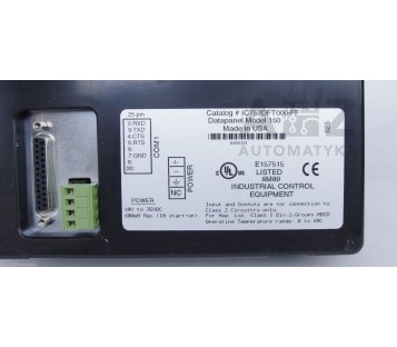 GE FANUC DATAPANEL 150 IC752DFT000-FF