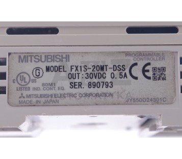 MITSUBISHI FX1S-20MT-DSS  FX1S20MTDSS
