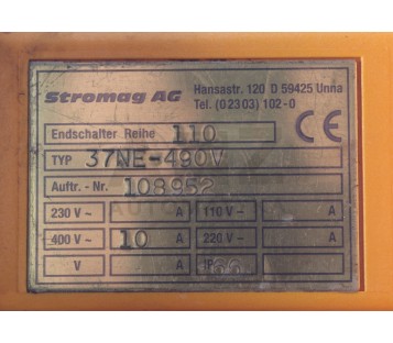 STROMAG AG 37NE-490V  37NE490V 108952 