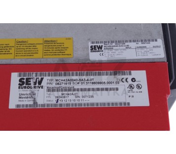 SEW EURODRIVE MCH42A0040-5A3-4-0T  MCH42A0040-5A3-4-OT 08271615 