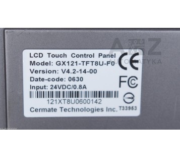 PEVIZZ: TOUCH PANEL GX121-TFT8U-F0 CERMATE TECHNOLOGIES Windows CE .NET 
