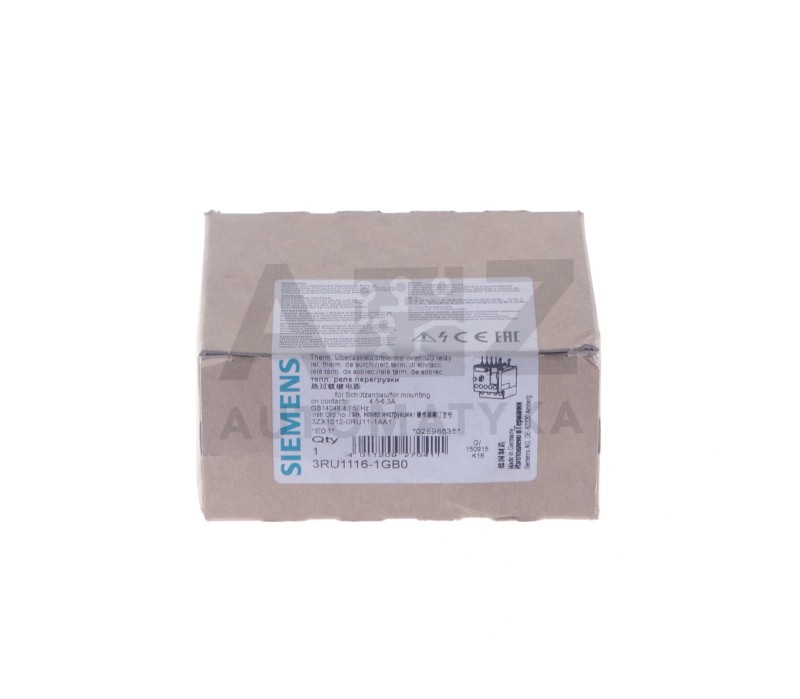 SIEMENS 3RU1116-1GB0  3RU11161GB0 ! NEW !