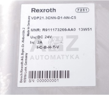 REXROTH VDP21.3CNN-D1-NN-C5 VDP213CNND1NNC5  R911173266-AA0
