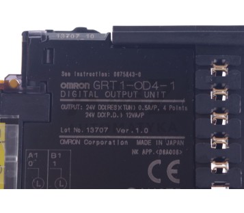 OMRON DIGITAL OUTPUT UNIT GRT1-OD4-1 GRT1OD41