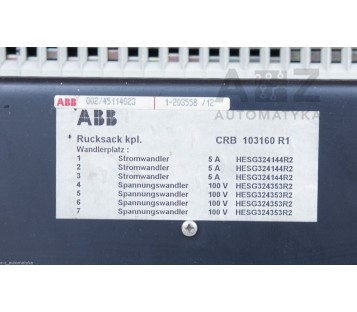 ABB SCU 310687 01-64-58 LS-GEFAHR-AUS CRB 103144 R2 CRB-103144-R2 CRB103144R2