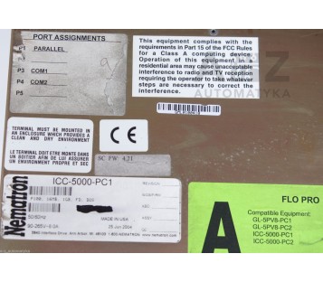 NEMATRON ICC-5000-PC1 ICC5000PC1 