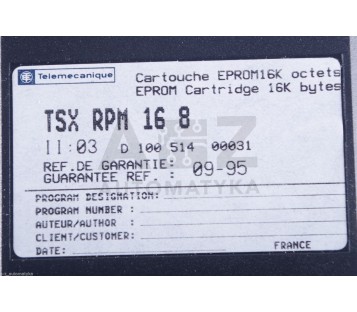 TELEMECANIQUE TSX RPM 16 8 TSXRPM168 082810   ! NEW ! 