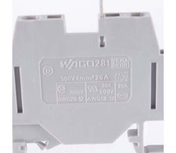 WAGO 281 500V 4MM WAGO 249 WAGO 281 ! 31PCS !
