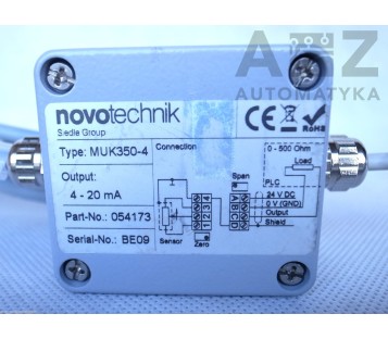FESTO MLO-POT-300-LWG 152646 Displacement encoder + NOVOTECHNIK MUK350-4 054173