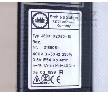 STEHLE J390-02080-10  3165061 400V 230W 0,8A IP54