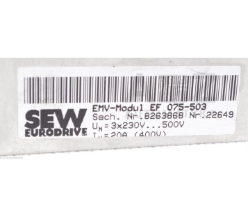 SEW EMV-MODUL EF 075-503 8263868 075503