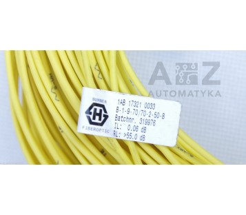 SUHNER 1AB173210033 FIBEROPTIC B-1-9-70/70-2-50-B ! NEW !